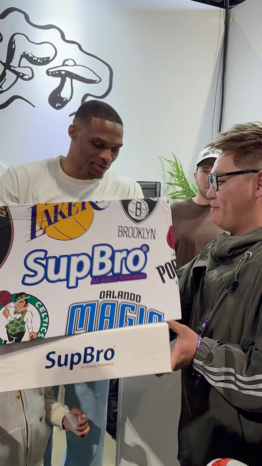Cody at a sneaker and basketball culture event